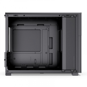 Jonsbo D31 STD SCREEN Black táp nélküli ablakos mATX ház fekete